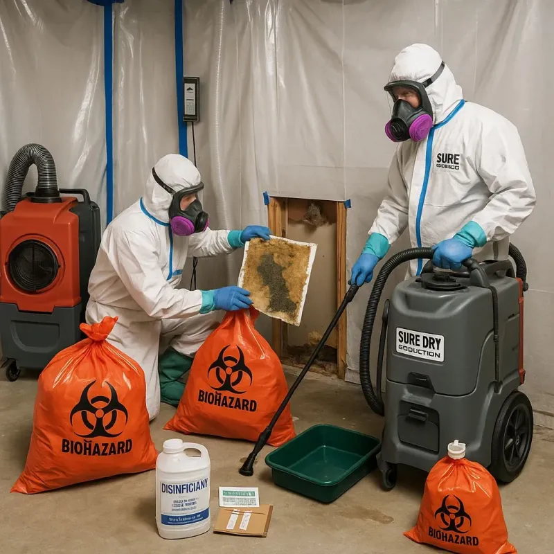 Contaminated Water Handling Protocols process in Marshville, NC