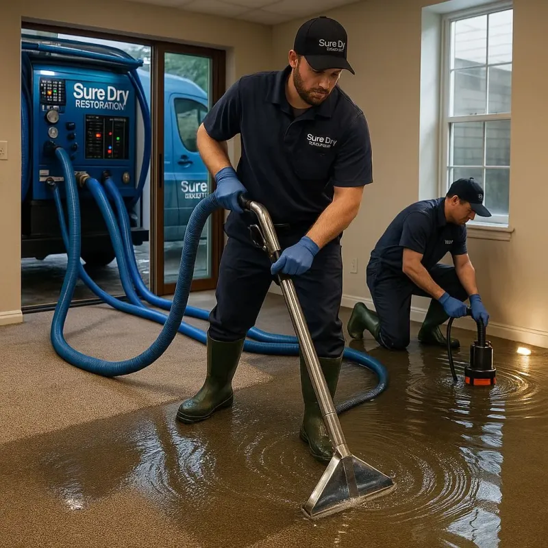 Water Extraction and Removal process in Marshville, NC